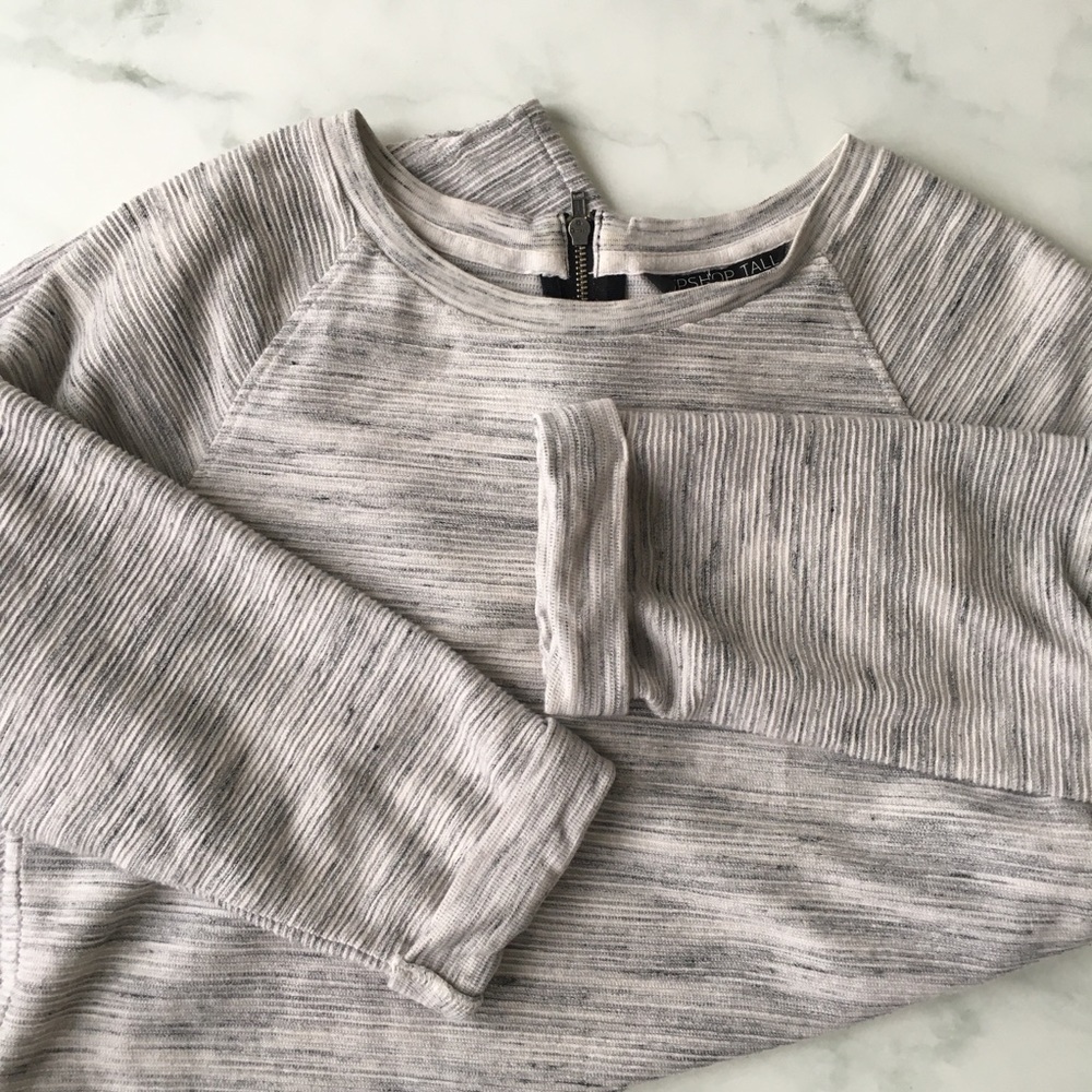 Top Shop Tall Ribbed Shirt - Picture 3 of 7